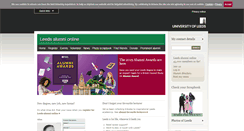 Desktop Screenshot of alumni.leeds.ac.uk