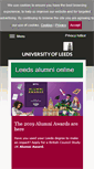 Mobile Screenshot of alumni.leeds.ac.uk