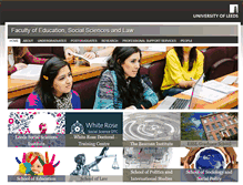 Tablet Screenshot of essl.leeds.ac.uk