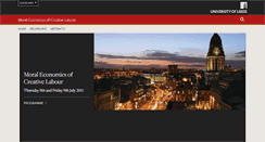 Desktop Screenshot of moraleconomies.leeds.ac.uk