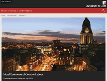 Tablet Screenshot of moraleconomies.leeds.ac.uk