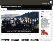 Tablet Screenshot of cardiovascular.leeds.ac.uk