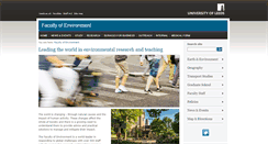 Desktop Screenshot of environment.leeds.ac.uk
