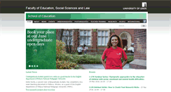 Desktop Screenshot of education.leeds.ac.uk
