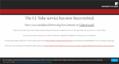 Desktop Screenshot of lutube.leeds.ac.uk