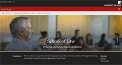 Desktop Screenshot of law.leeds.ac.uk