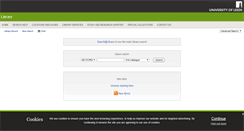 Desktop Screenshot of lib.leeds.ac.uk
