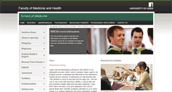 Desktop Screenshot of medicine.leeds.ac.uk